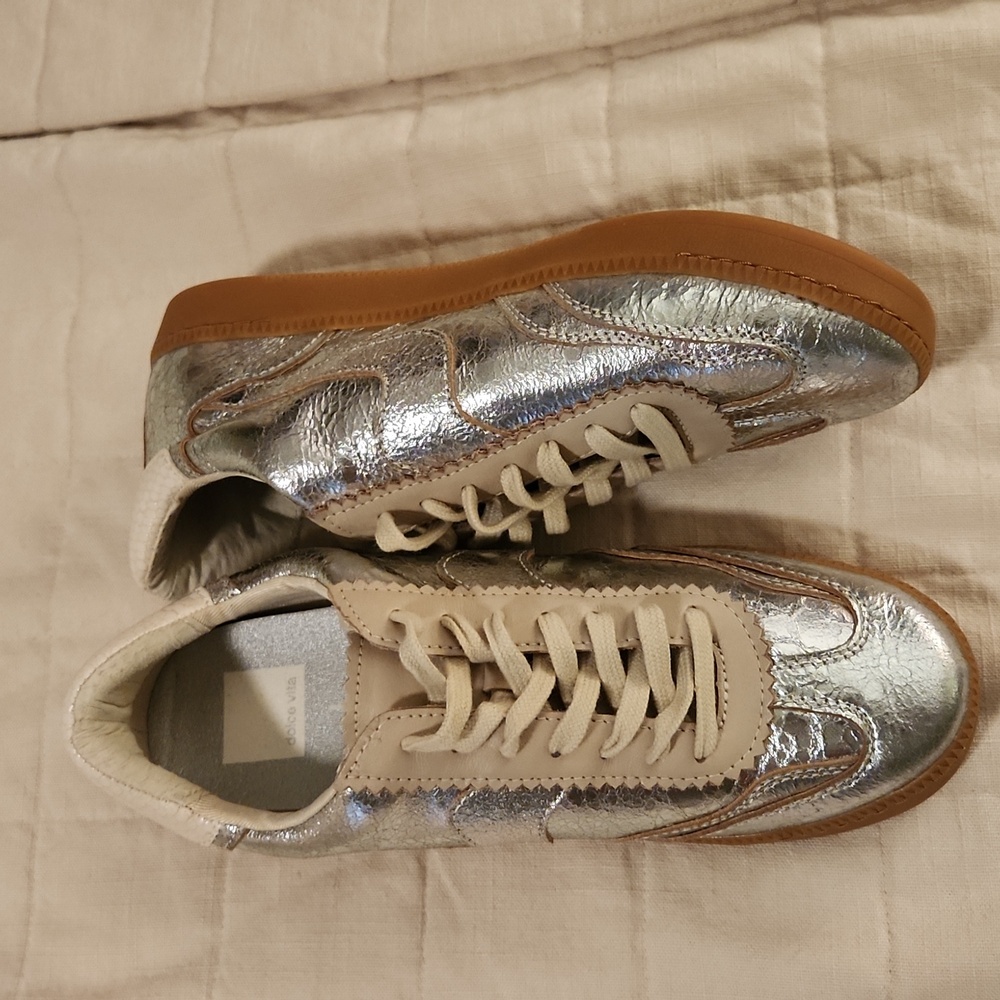 Dolce Vita Silver Sneakers
